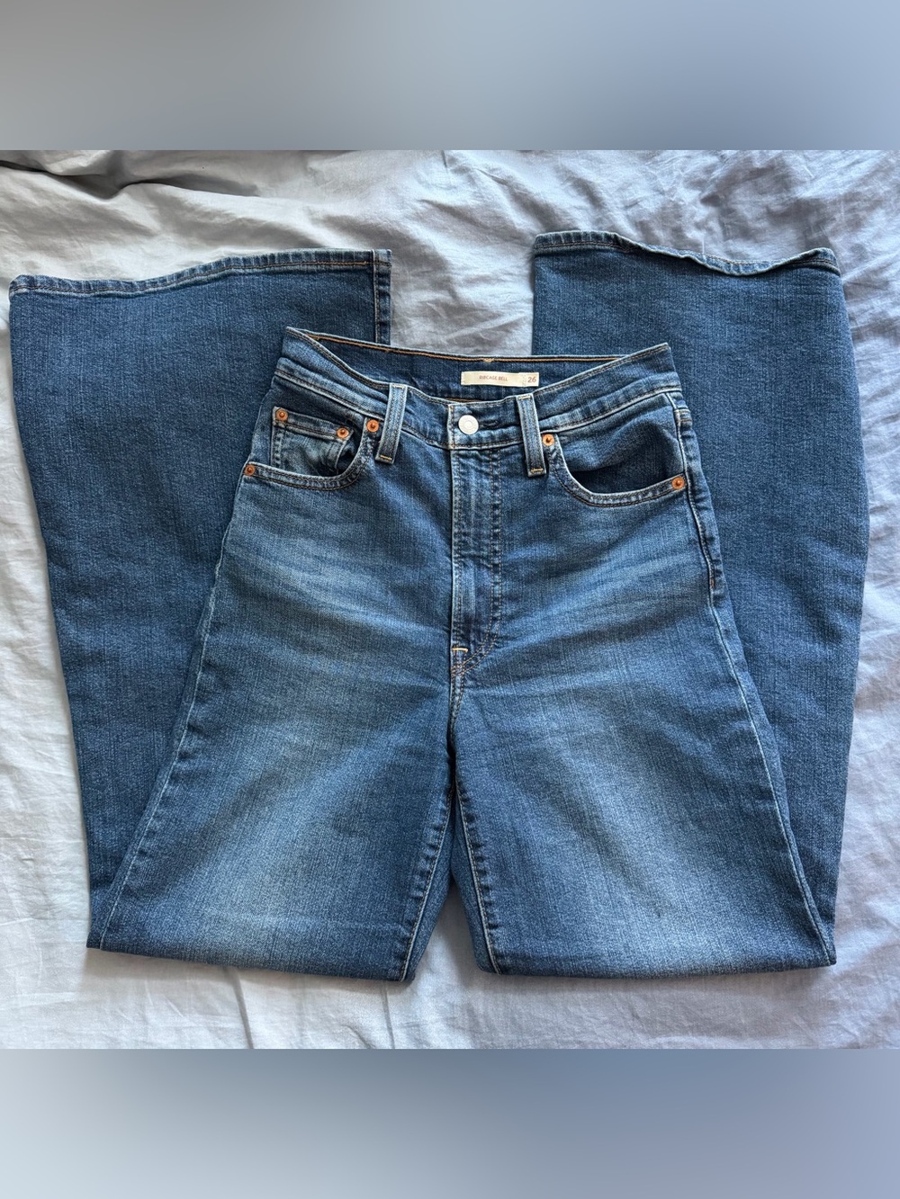 Levi's Women's Blue Wide-Leg Jeans